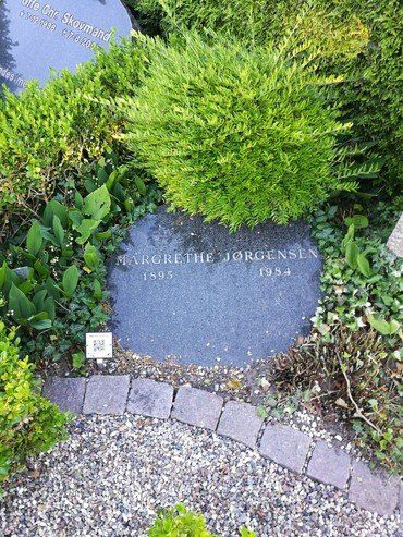Magrethe Jørgensens gravsten