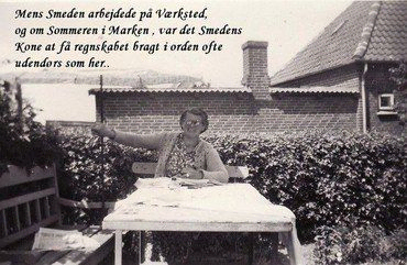 Smedens kone Agnes lavede regnskab
