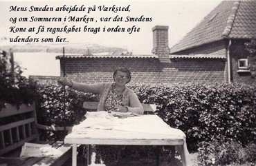 Smedens kone Agnes lavede regnskab