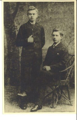 Søren Borks sønner Hans og Andres Bork 1886-1900